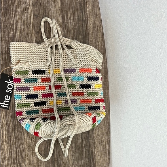 The Sak | Dylan Crochet Color Block Sm Backpack - Picture 10 of 12